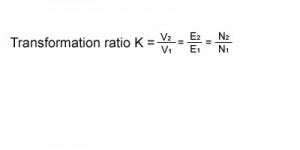 Transformer ratio (k)