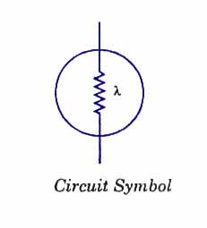 circuit symbol of photoconductive cells