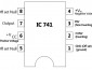 Pin diagram of IC 741