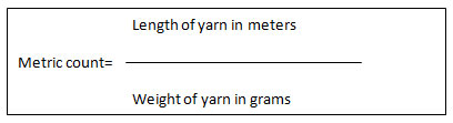 Metric Count formula