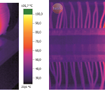 Figure 1: Thermal Images from Testo Thermal Imager